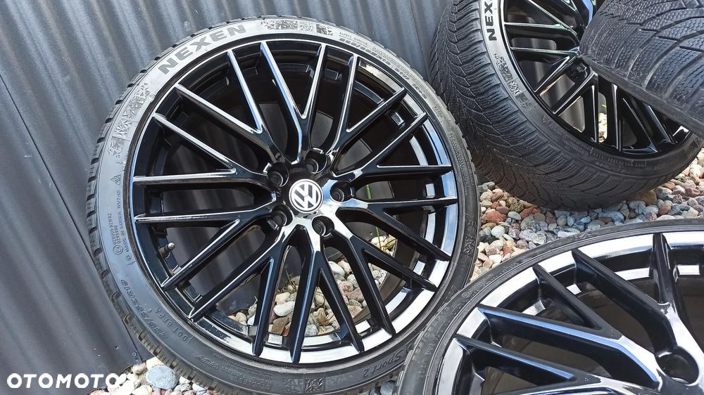 19 5x112 Audi Volkswagen Seat Skoda PIASTA 57.1 mm a3 golf toledo cupra itp Koła Felgi Opony ZIMOWE - 1