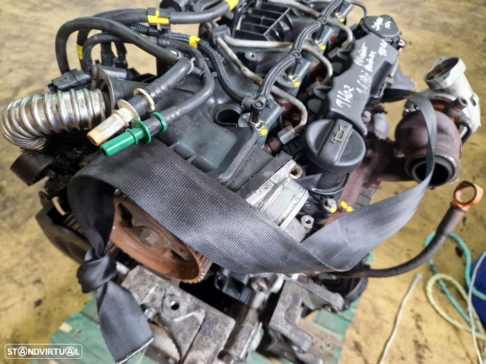 Motor usado para peças 9H02 PEUGEOT PARTNER 1.6 HDI 90CV CITROEN 9HX 9HY 9HZ - 6