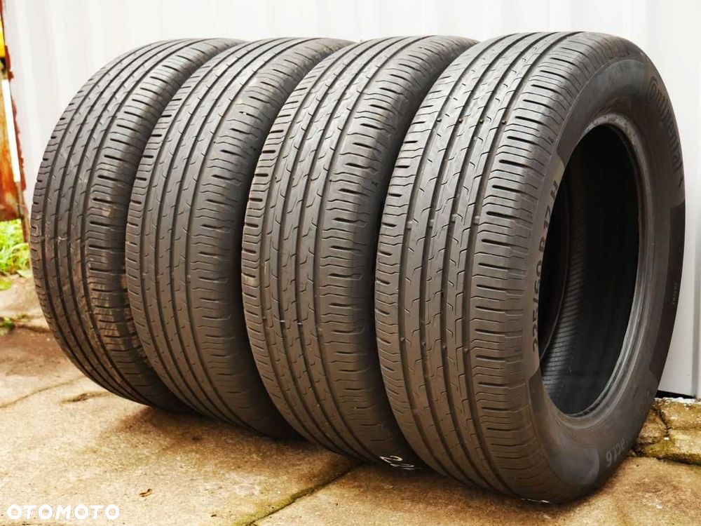 4 Sztuki Opon Conntinental EcoContact 6 225/60 R17 Używane DOT 2021 - 1