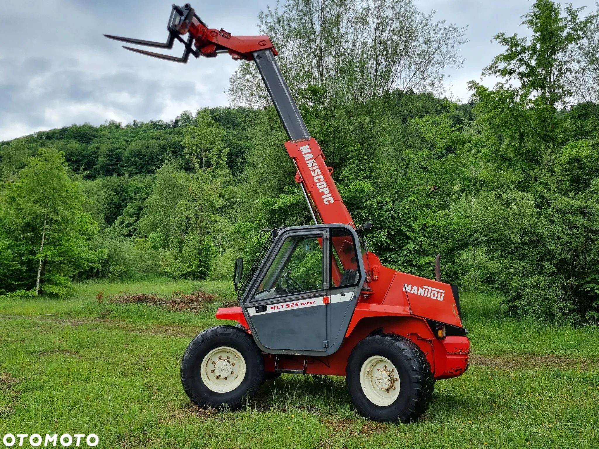 Manitou Ładowarka Teleskopowa MLT 526.Turbo Idealny stan z Norwegii z komunalki 2,5tony Perkins 4 cyl - 1