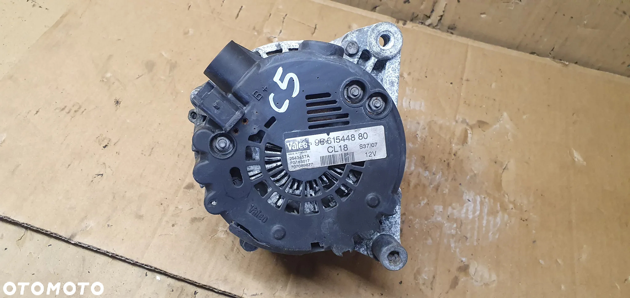 Alternator prądnica Citroen C5 2.0 HDI 9661544880 - 7