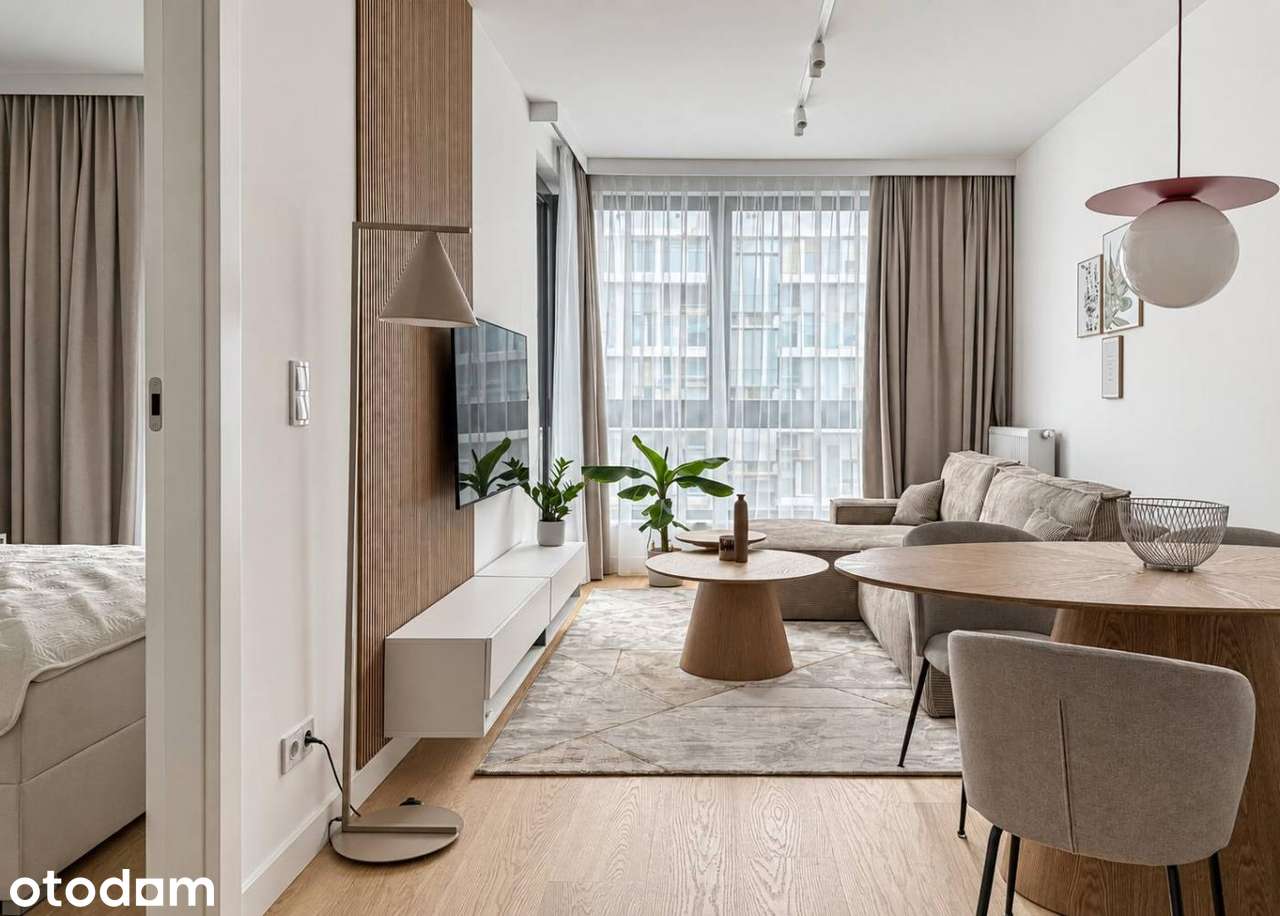 Nowoczesne, 2-pokojowe mieszkanie 42 m² Grzybowska 37, Wola, Warszawa