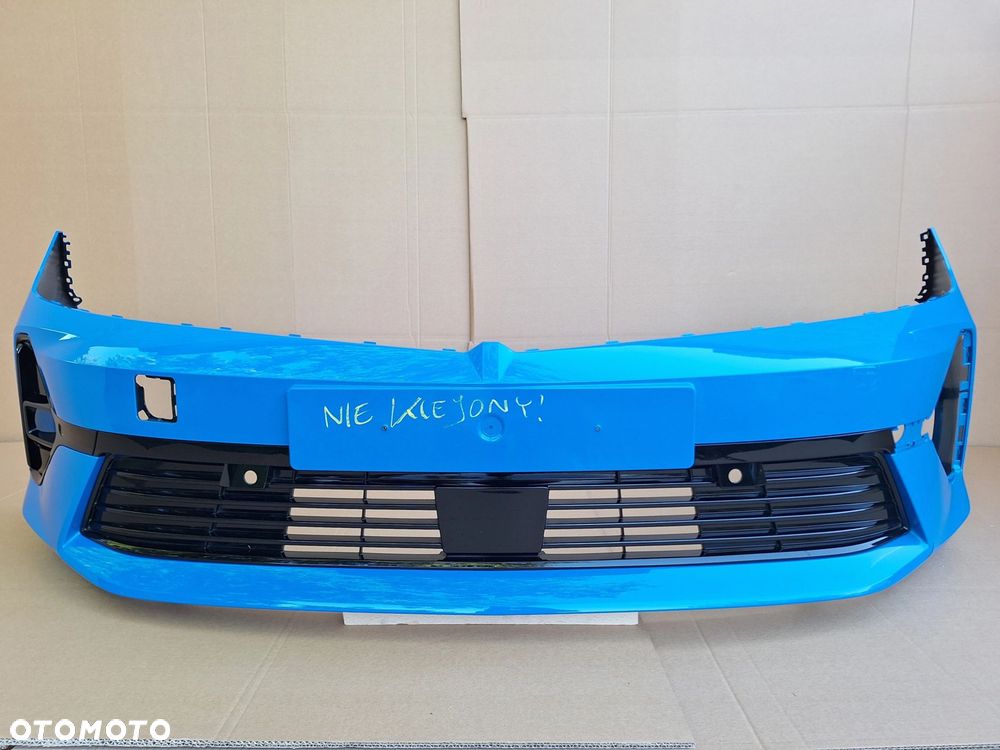 OPEL ASTRA VI 6 L GS LINE 22- B.ŁADNY NIE KLEJONY! KOLOR: KQS RACING BLUE ZDERZAK PRZÓD PRZEDNI ORYG. 9839979580 WYSYŁKA - 1