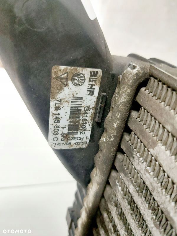 audi q7 1 i 4l 3.0 tdi chłodnica powietrza intercooler lewy 7l6145803c - 8