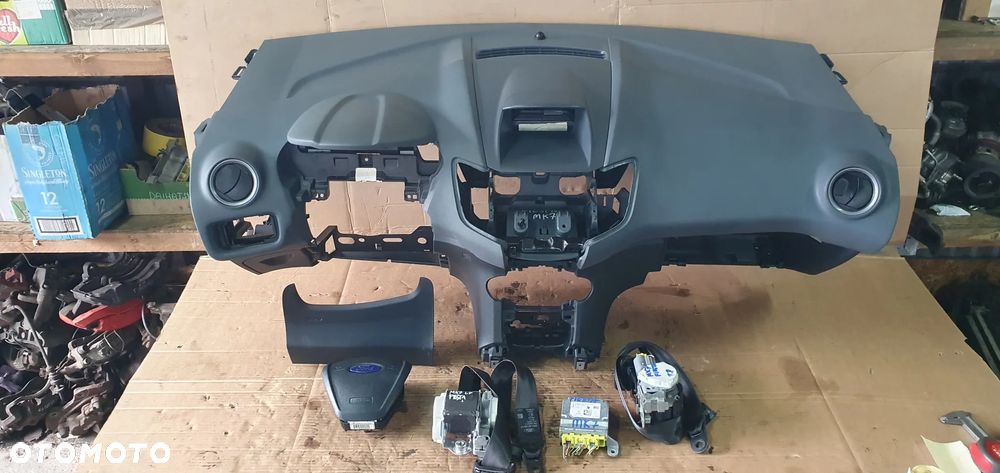 Konsola poduszki pasy AIRBAG sensor zestaw naprawczy Ford Fiesta MK7 ORYGINAŁ !!! - 5