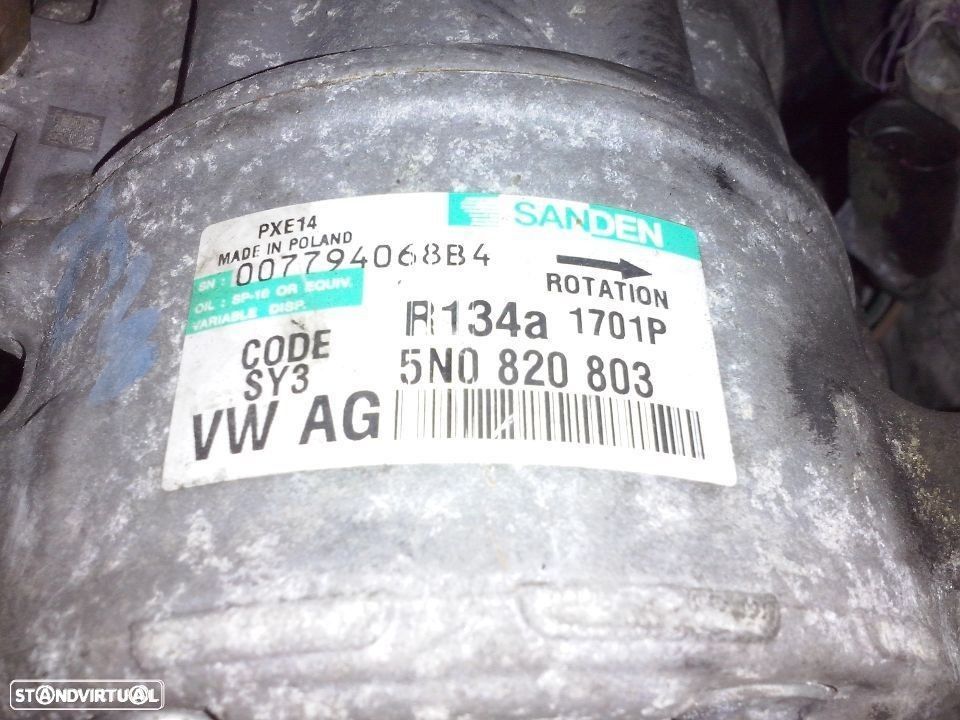 Compressor ar condicionado Vw Golf VI 2.0 Tdi - 2