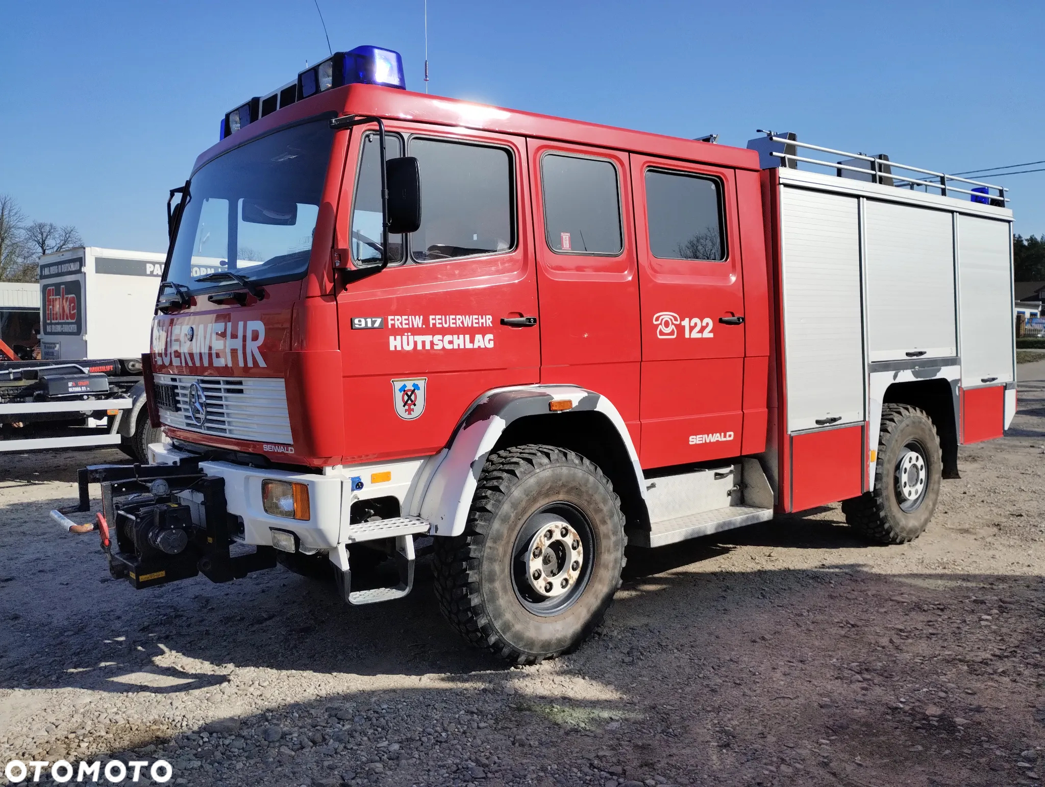 Mercedes-Benz 917 AF 4x4 ZIEGLER 2800L/m strzą pożarna pożarniczy - 3