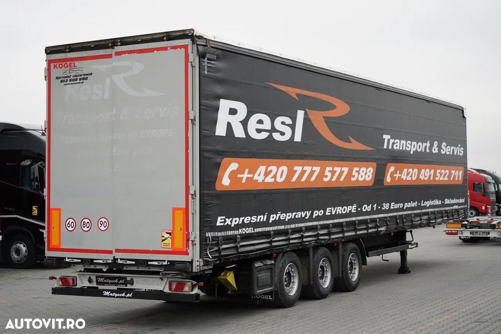 Kögel CORTINĂ KOGEL / MEGA / PUNȚĂ CULISANTĂ / PUNȚI SAF / ACOPERIȘ CULISANT / PLATFORMĂ JOSĂ - 8