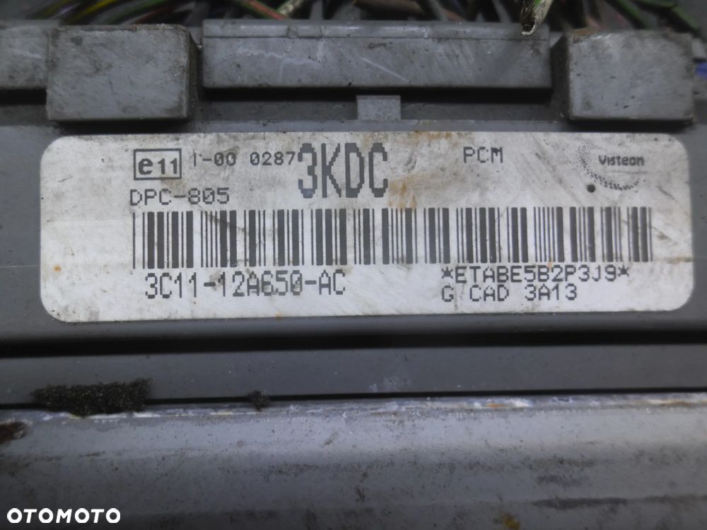 STEROWIK KOMPUTER SILNIKA FORD TRANSIT 3C11-12A650-AC - 2