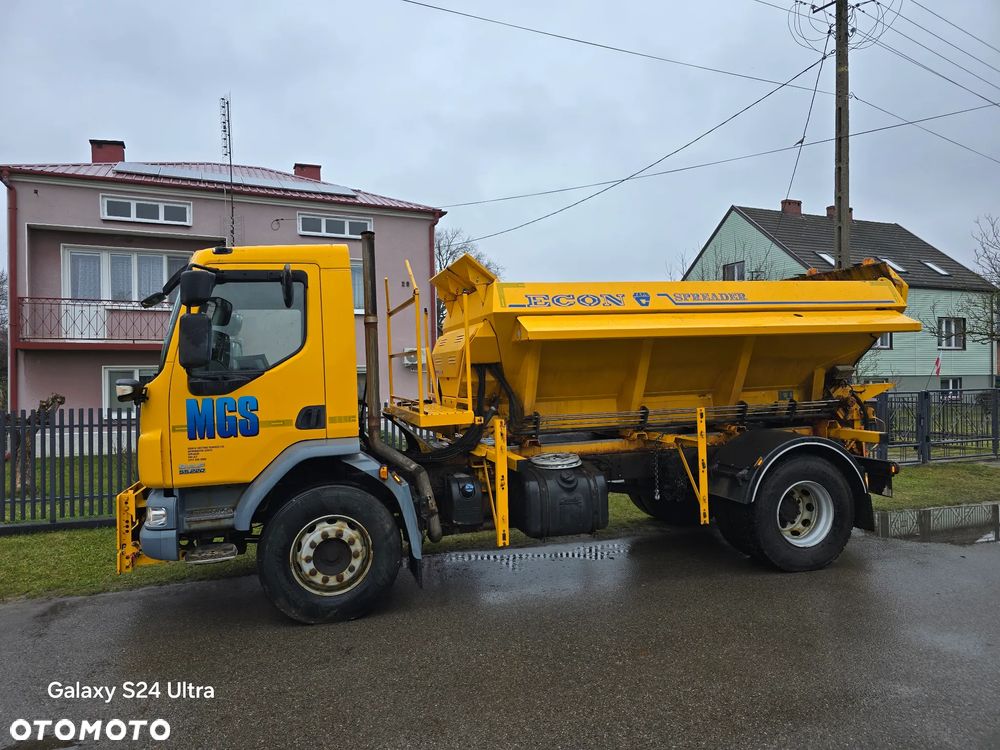 DAF LF 55 220 pługopiaskarka duże kola komunalny wywrotka hakowiec bramowiec - 30