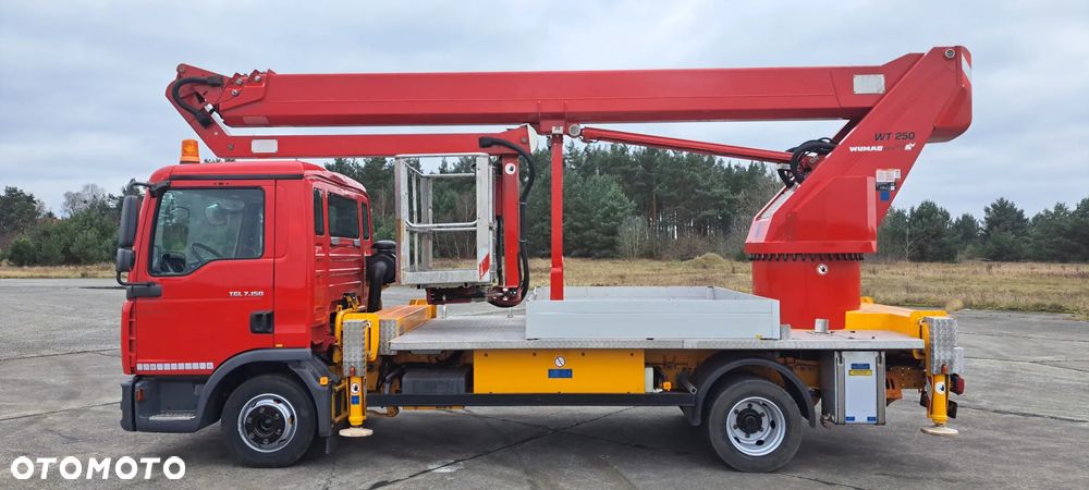 MAN Podnośnik koszowy Wumag WT250 Man TGL WT 250 2008r zwyżka ruthmann palfinger bison - 9