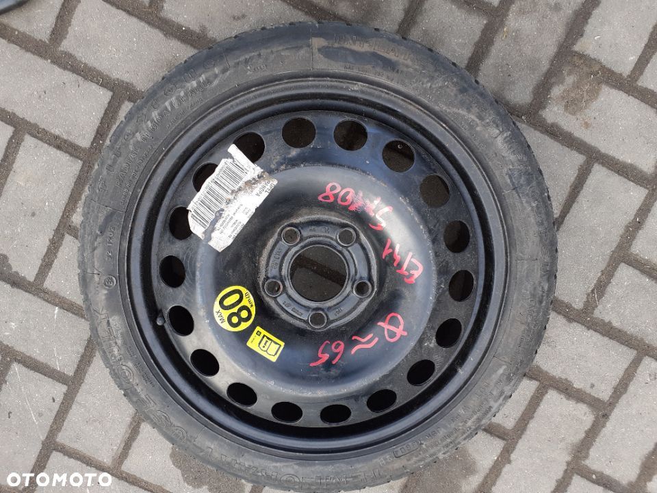 # DOJAZDÓWKA KOŁO DOJAZDOWE ZAPAS ZAPASÓWKA 5X108 - 1