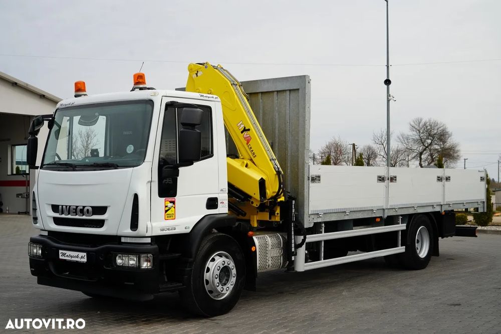 Iveco 180E25 / 4X2 / 7.5m LIVRARE + HYVA HB150X MAX. CAPACITATE DE RIDICARE 5.200 KG / RADIOCOMANDĂ / ROTATOARE / AUTOMATĂ - 8
