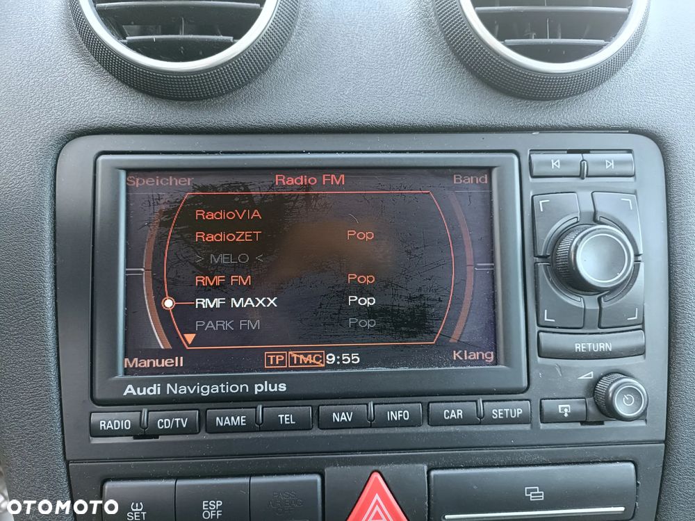 AUDI A3 II 8P 04-13 2007 r. SPORTBACK radioodtwarzacz radioodbiornik radio  * - 1