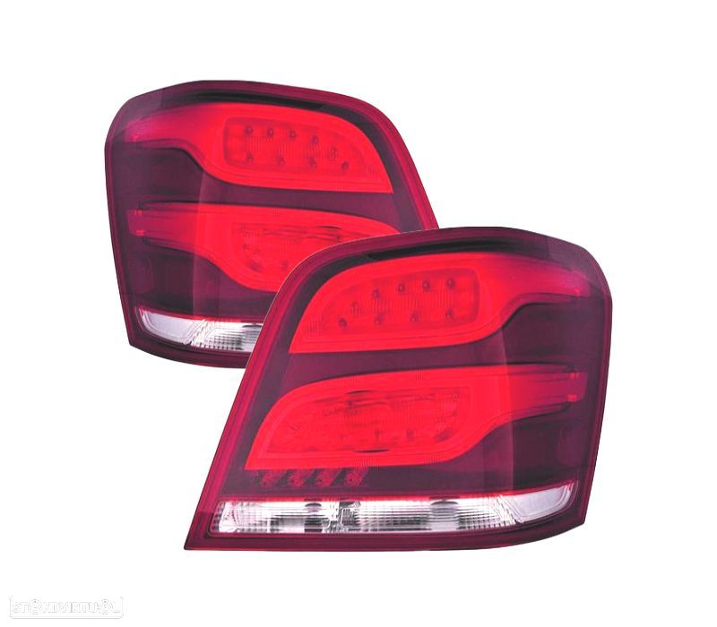 FAROLINS LED MERCEDES GLK X204 12-15 VERMELHO - 1