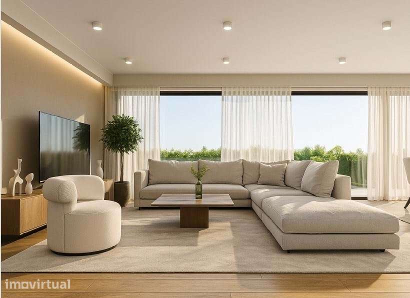 Penthouse com 4 quartos, jardim e piscina perto da praia, no Estoril - Grande imagem: 2/10