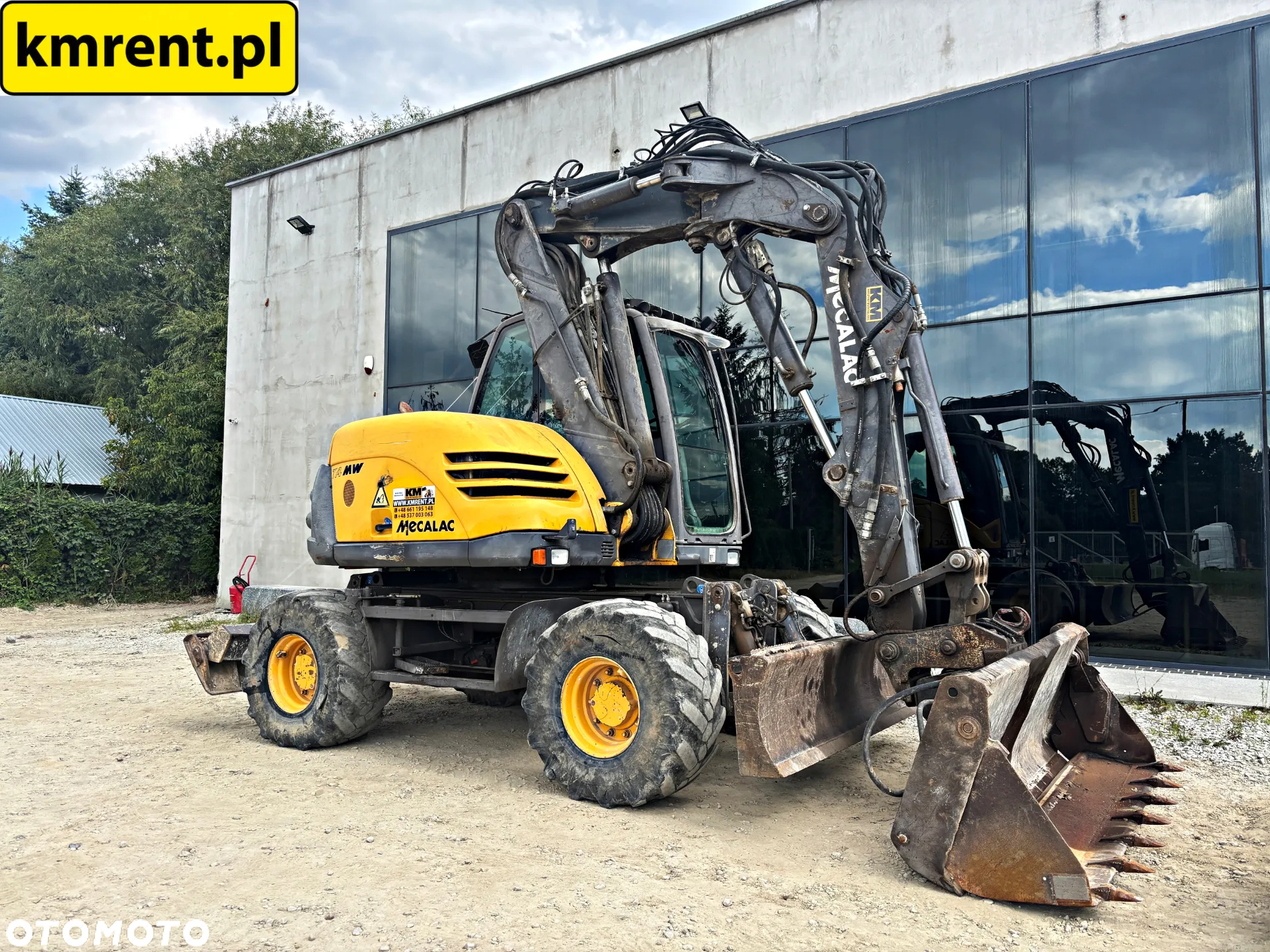 Mecalac 714 MW KOPARKA KOŁOWA 2010R. | CAT LIEBHERR 313 315 312 JCB JS 145 - 4