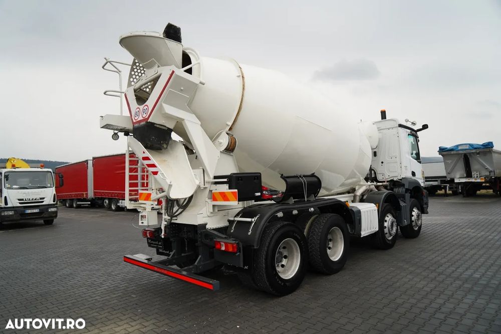 Mercedes-Benz AROCS 3240 / 9M3 BETONIERĂ / 8x4 / BETONIERĂ / AUTOMATĂ / CAMERĂ / JANTE DIN ALIAJ / - 5