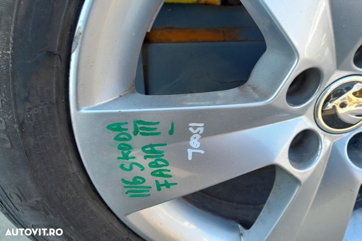 Jante aliaj cu anvelope 15 - set 185/60 R15 Skoda Fabia NJ [facelift] - 3