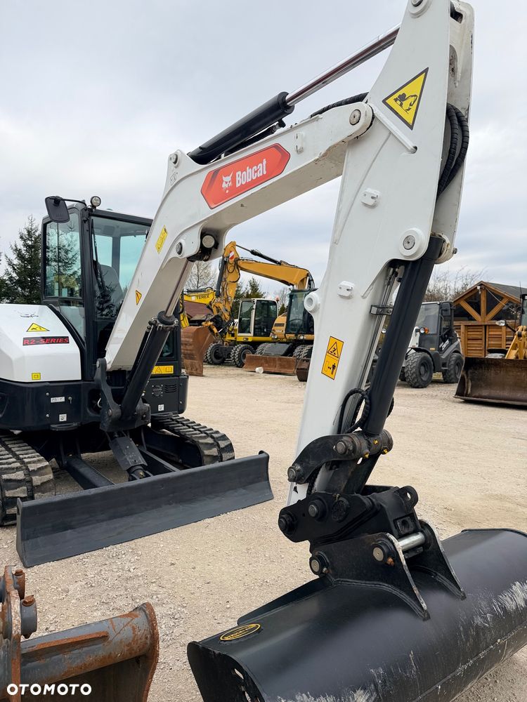 Bobcat Minikoparka BOBCAT E50Z e55 E60 5 6 tony e 50 z dodatk linie hydr e35 e 34 e35z cat 304 303,5 serwisowana 1 wł koparka gąsienicowa Cat 303.5 304 305 305.5 306  Kubota 3,5tony - 2