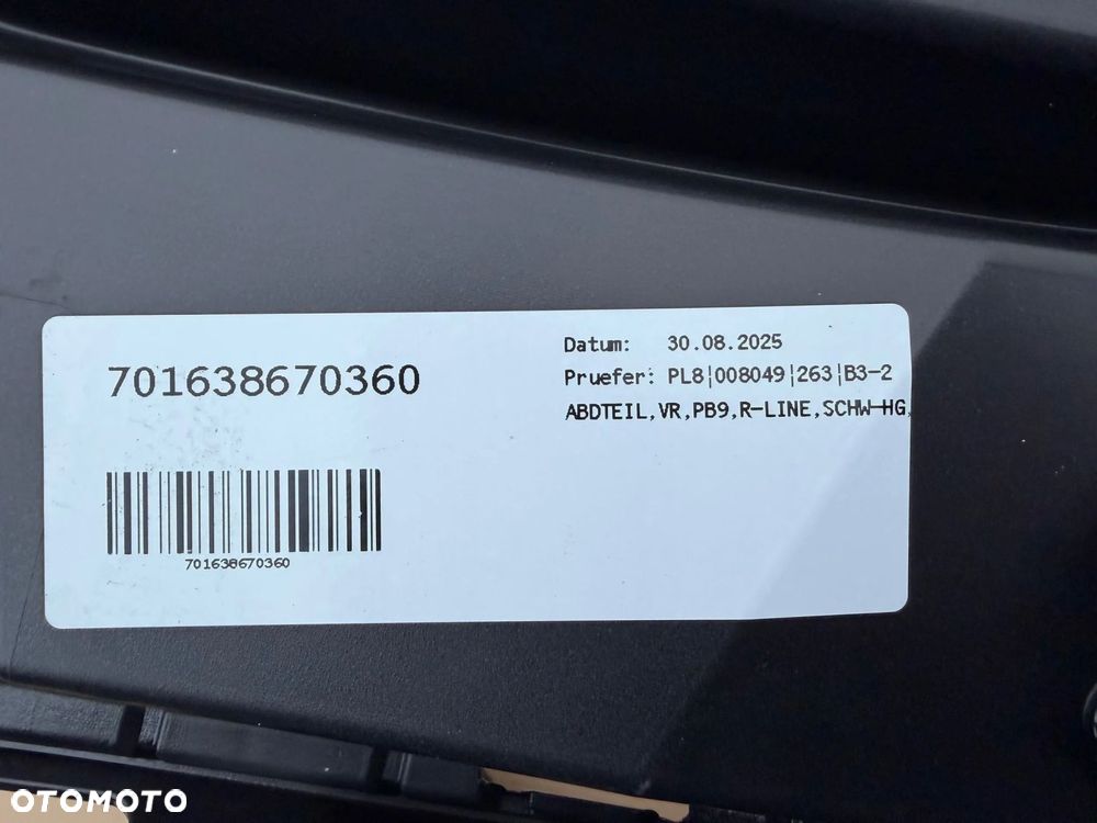 KRATKA PRAWA W ZDERZAK PRZEDNI VW PASSAT B9 R-LINE 2023- NOWA ORYGINAŁ - 3