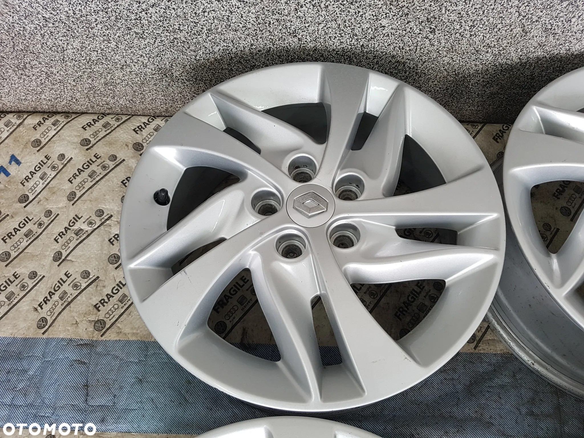 FELGI ALUMINIOWE  RENAULT KANGO II 5X108 6JX16 ET44 CZUJNIKI TMPS - 3