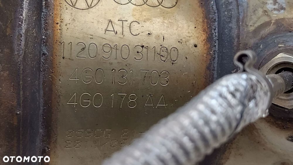 AUDI A7 C7 4G 10-18 3.0 TDI FILTR CZĄSTEK STAŁYCH DPF 4G0131765 4G0131703 - 10
