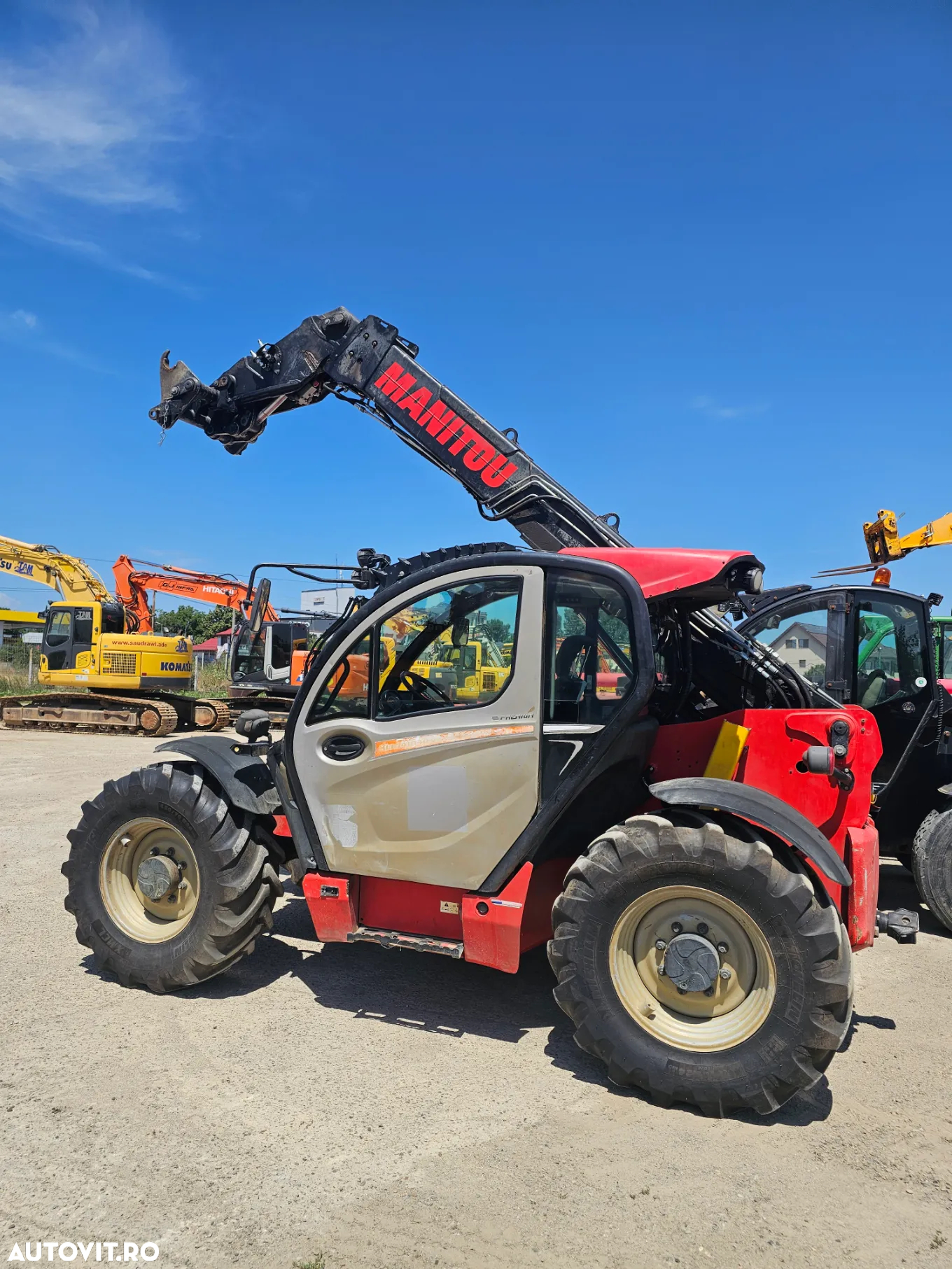 Manitou MLT 740-140V+ clima 140hp incarcator telescopic - 12