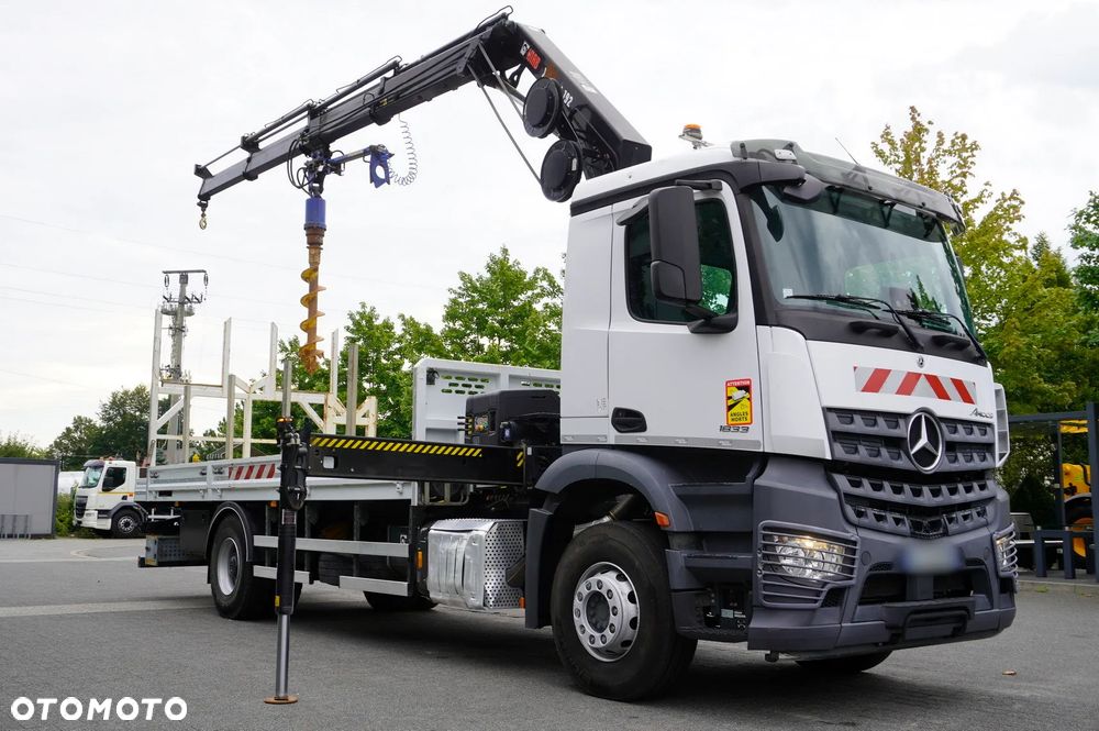 Mercedes-Benz Arocs 1833 4×2 / 50 tys. km! / HDS HIAB X-HIPRO 192 ES-3 / Pilot / Wiertło / 3 szt._260270 - 12