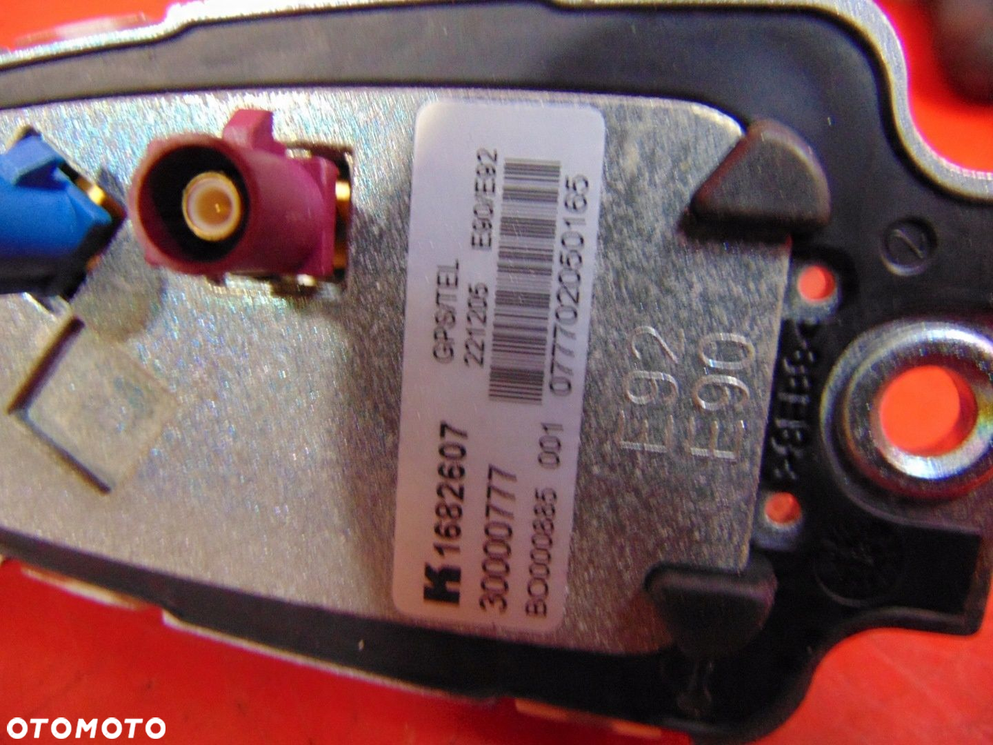 BMW 3 E90 ANTENA DACHOWA GPS NAKŁADKA OSŁONA 354 1682607 6942239 REKIN - 10