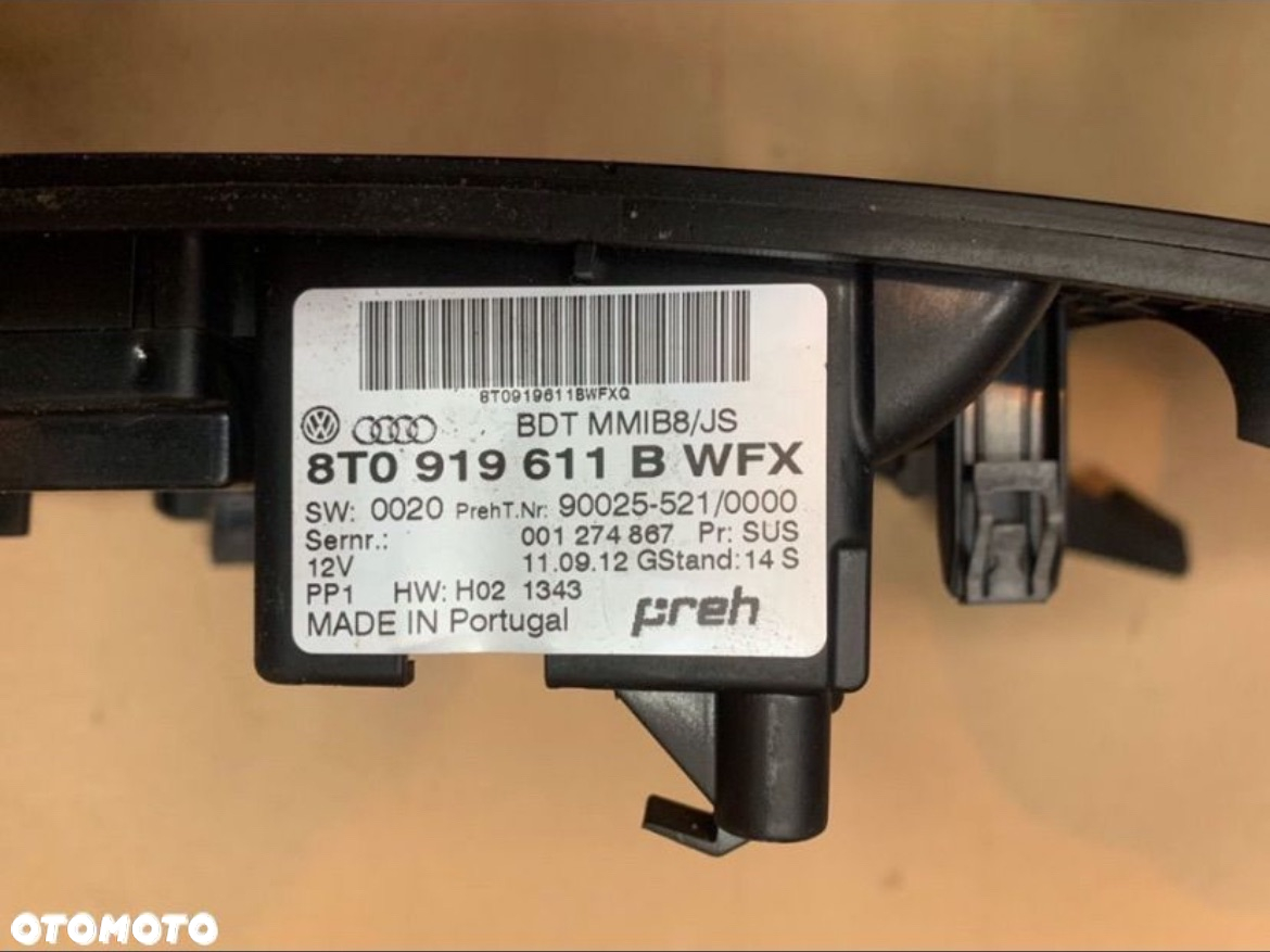 8T0919611B Panel sterowania MMI audi a5 8T lift a4 b8 - 3