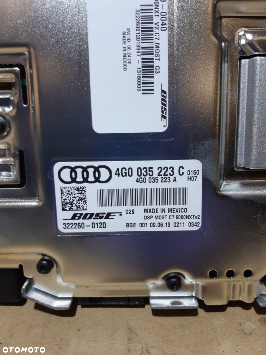 AUDI A7 4G WZMACNIACZ RADIA BOSE 4G0035223C - 6