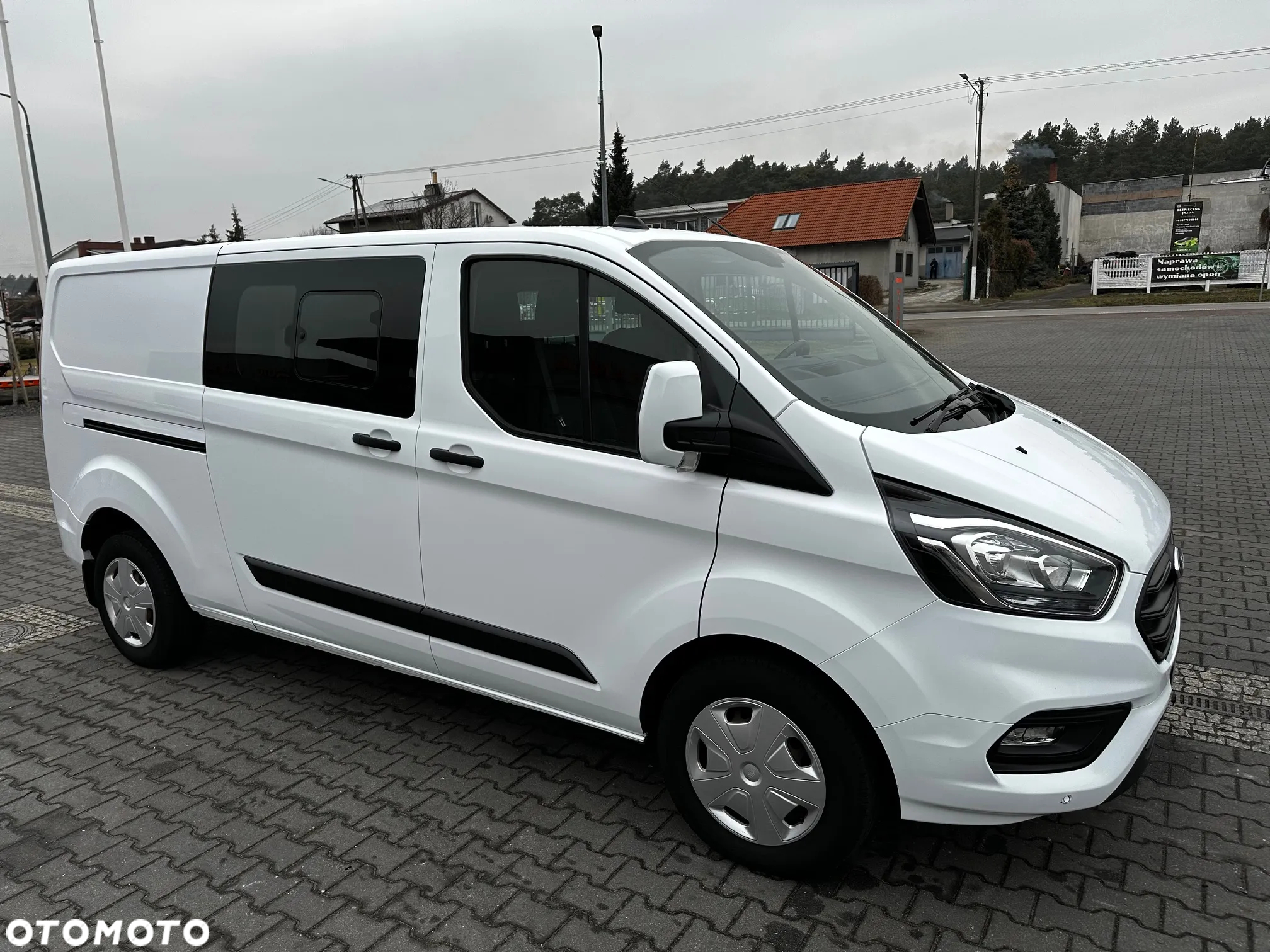 Ford Transit Custom L2 Brygadówka Doka 6-miejsc Salon PL, Jeden Właściciel - 4
