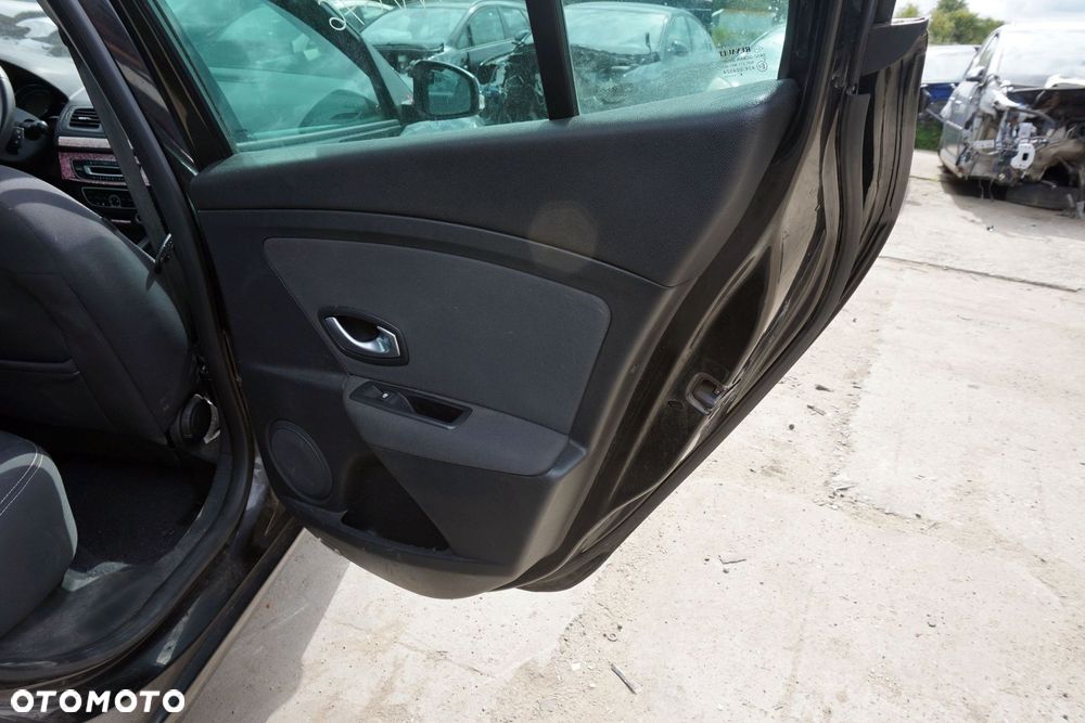 DRZWI TYLNE PRAWE MEGANE III PH1 5D HB NV676  CZARNY RENAULT 2008-2010 - 9