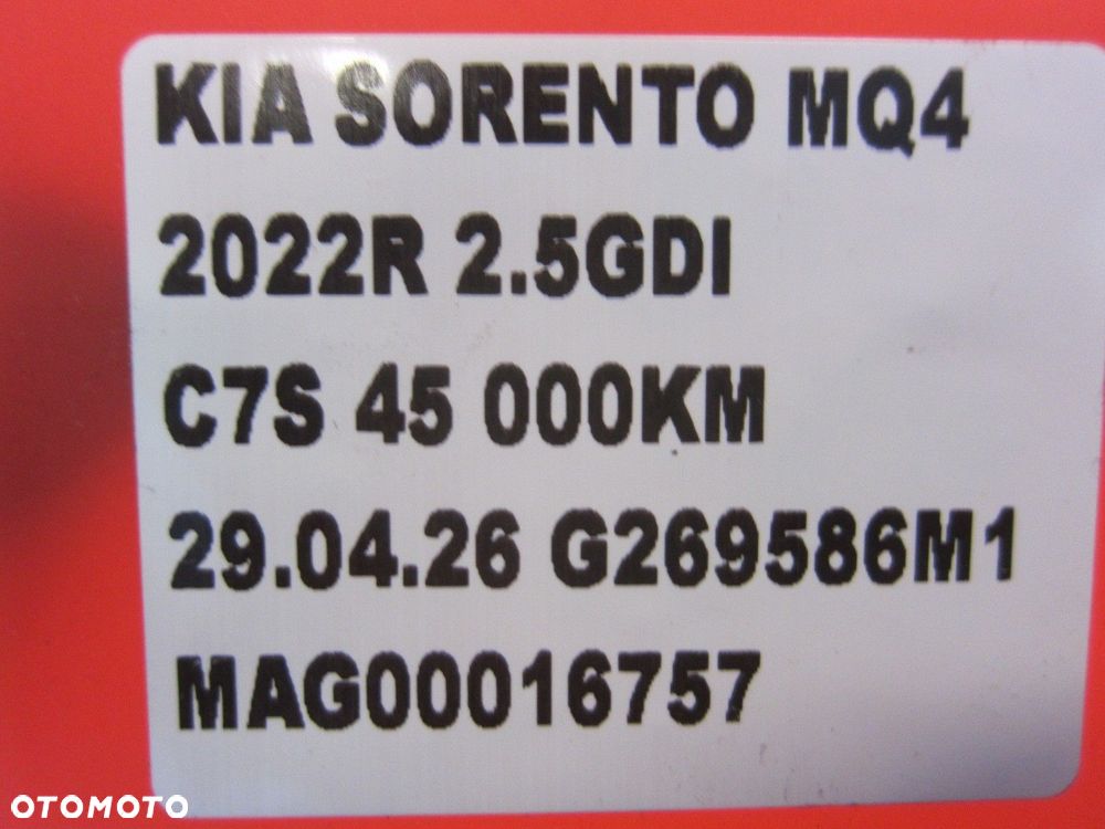 KIA SORENTO IV MQ4 TARCZE KLOCKI HAMULCOWE PRZEDNIE 2.5 GDI PRZÓD 325MM - 12
