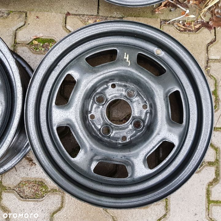 2x 6x14 ET38 4x100 Nowy komplet felg stalowych Seat, VW - 3