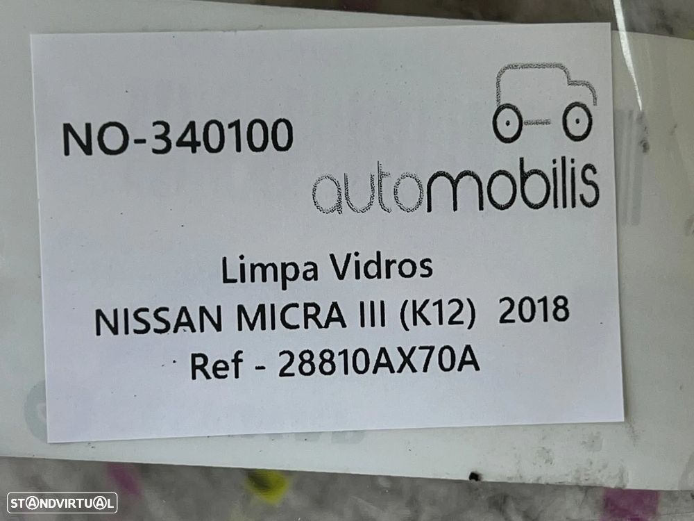 Limpa Vidros NISSAN MICRA III (K12) Ref. 28810AX70A - NO. 340100 - 4