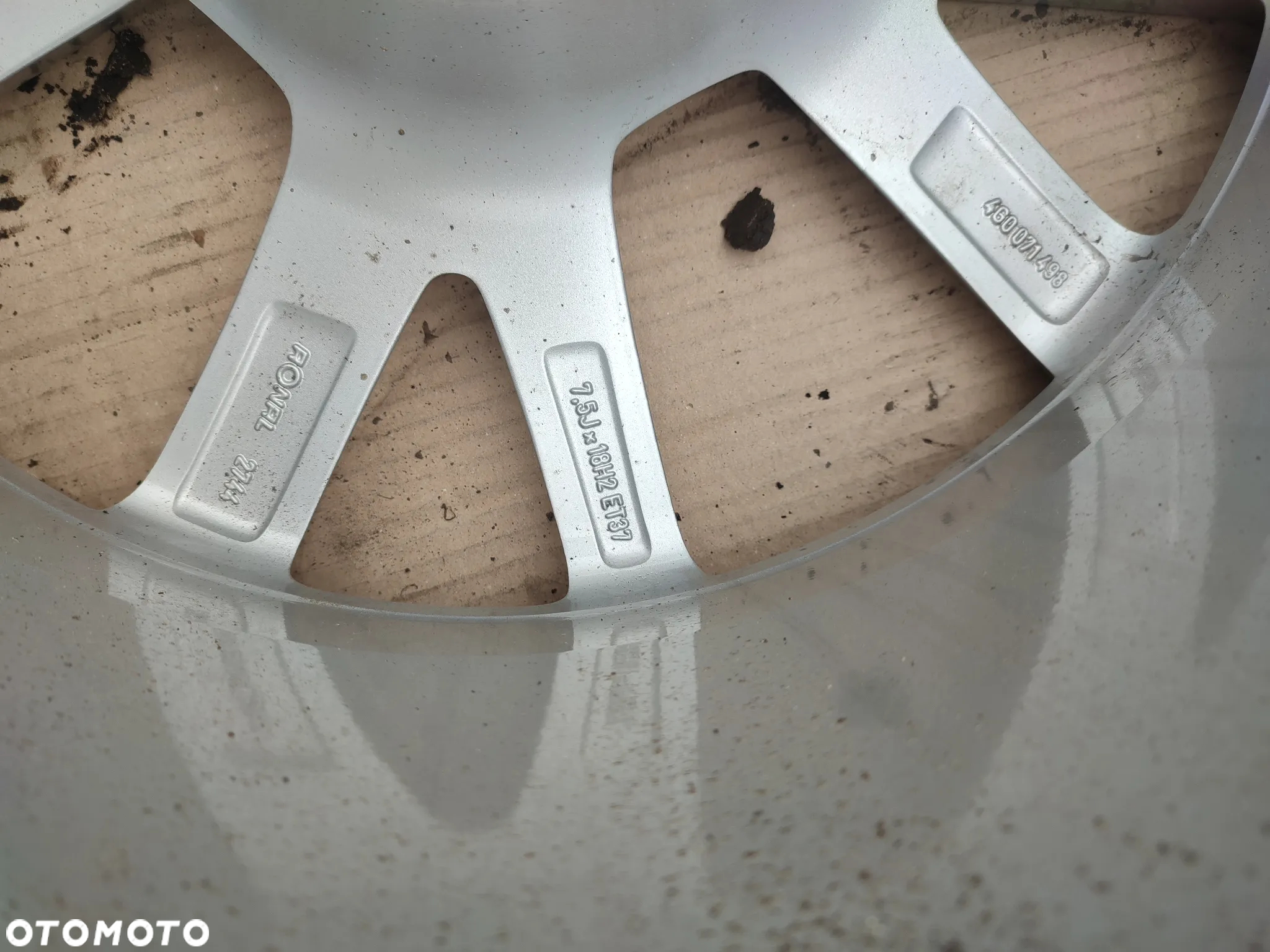 Felga aluminiowa Audi 18 cali 5x112 7.5Jx18 ET37 4G0071498 - 3