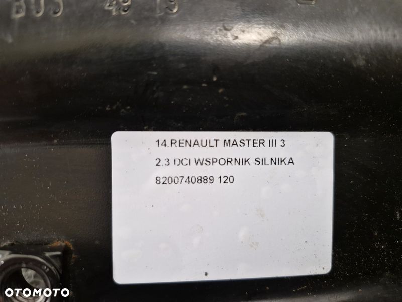 RENAULT MASTER III 3 2.3 DCI WSPORNIK SILNIKA 8200740889 - 4