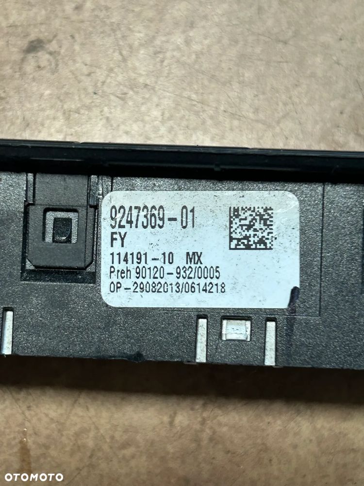 BMW F10 F11 PANEL PRZEŁĄCZNIK ASYSTENTA KIEROWCY 9247369 - 3