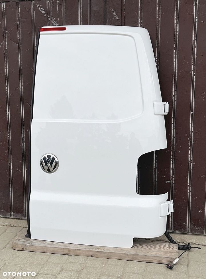 DRZWI TYLNE TYŁ SKRZYDŁOWE PRAWE BIAŁE LB9A B9A VW T5 LIFT T6 CARAVELLE MULTIVAN TRANSPORTER - 4