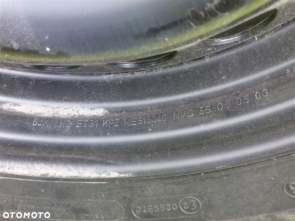 Koło zapasowe normalne Mercedes C-klasa W203 2000-2007 15" 5X112 - 6