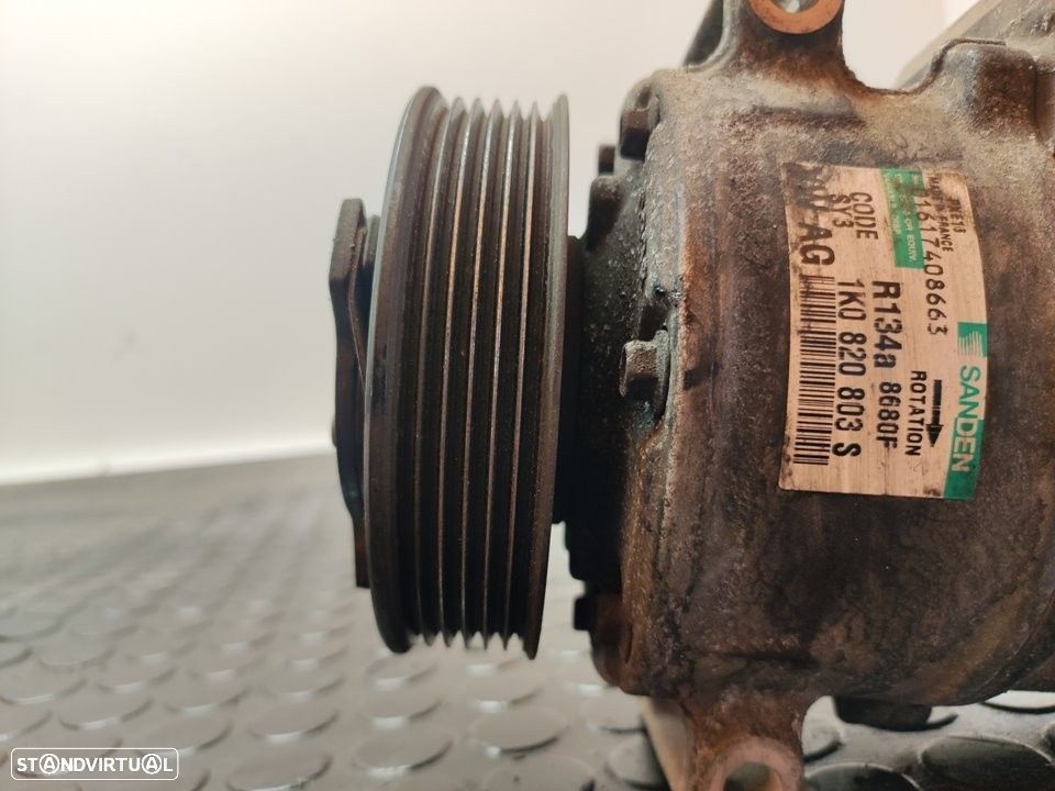 COMPRESSOR AR CONDICIONADO SEAT LEON 2007 -1K0820803S - 2