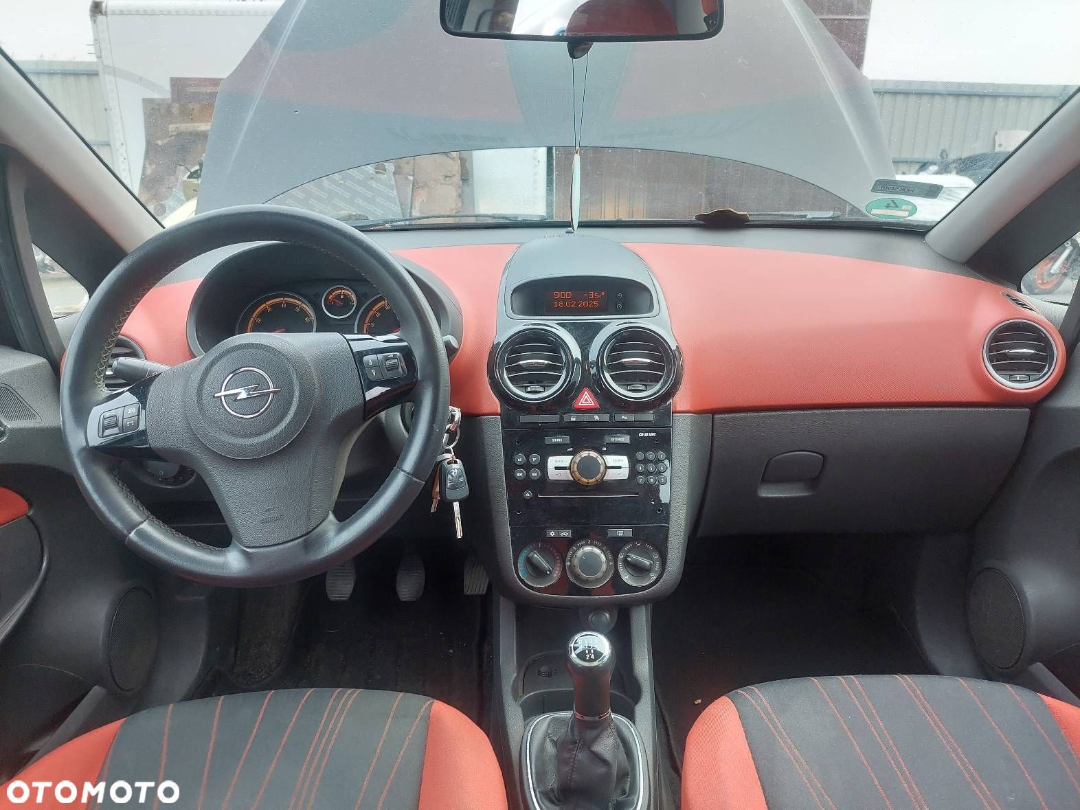 ZESTAW AIRBAG POSTRZAŁOWY KOKPIT OPEL CORSA D - 1