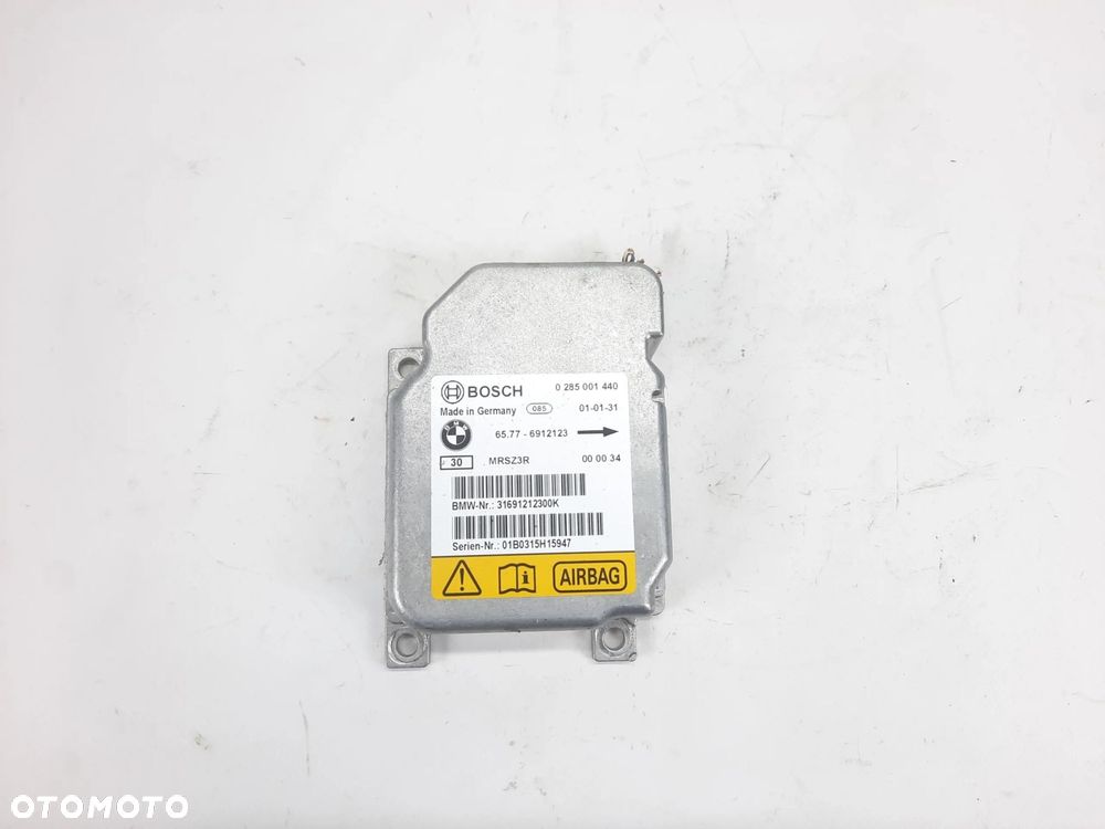 BMW 3 E46 MODUŁ SENSOR PODUSZEK AIRBAG 6912123 - 1