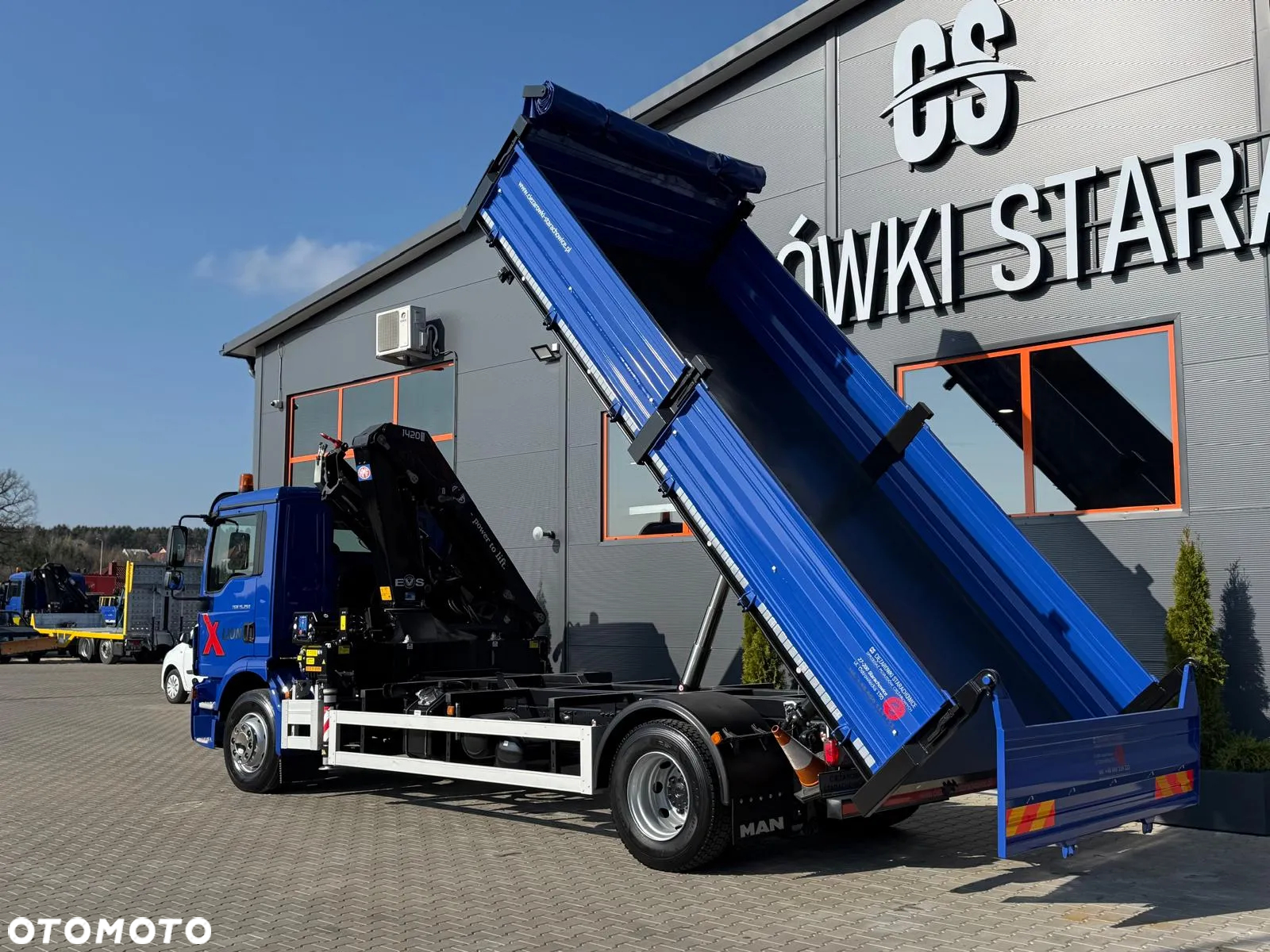 MAN TGM TGL 15.250 / E6 / wywrotka 3-S + HMF żuraw z pilotem / HDS dzwig kran crane kiper kipper - 24