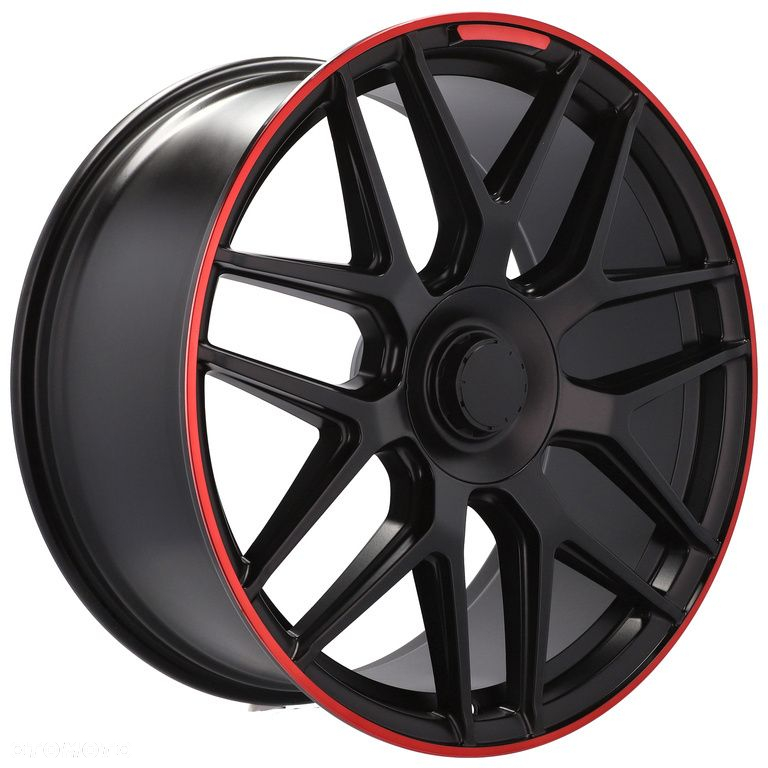 4x Felgi 22 m.in. do MERCEDES G AMG W460 W461 W463 W464 Black - B5318 (IN7040) - 9