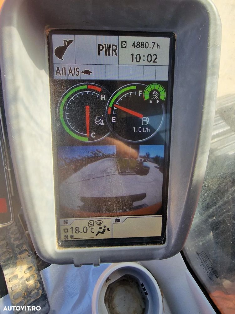 Hitachi ZX135, 2019, 4.880h, LAMA NIVELARE, compact,  15,7tone, Cupla rapida hidraulica, Cupa NOUA, inst picon, 3 camere luat vederi, Ad sapare 6m, Ridica 7,5t, latime 2,49m, Motor Isuzu 104CP, Antifurt, consum 7,8l/h, posibilitate leasing, PROMOTIE 76900EUR - 24