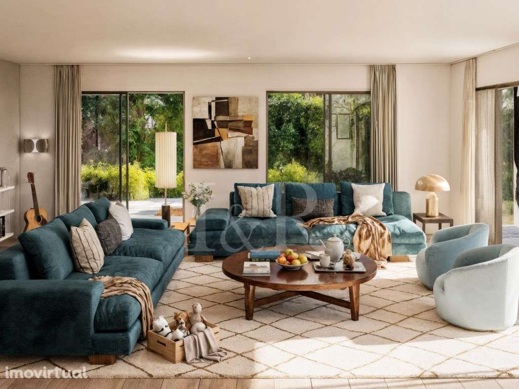 Villa T4 com piscina e jardim nos Capuchos, Caparica - Grande imagem: 4/38
