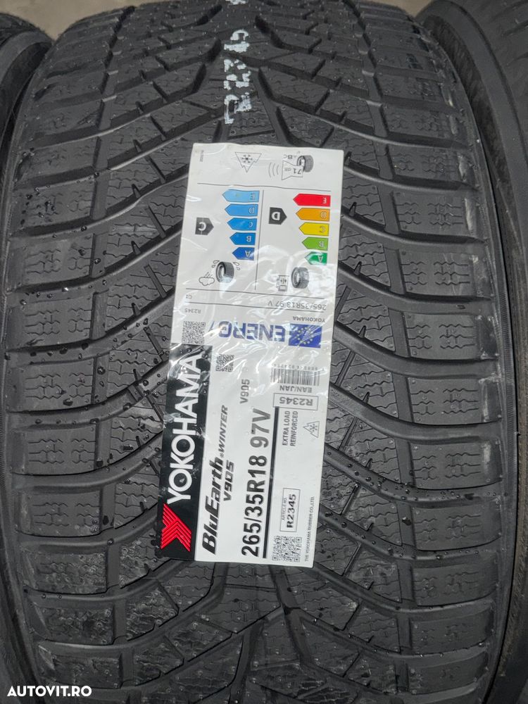Vând set anvelope 245/40/18-265/35/18 Yokohama de iarnă noi - 4